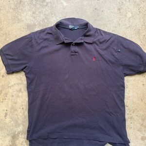 Polo by Ralph Lauren Blue Polo Shirt Classic Design